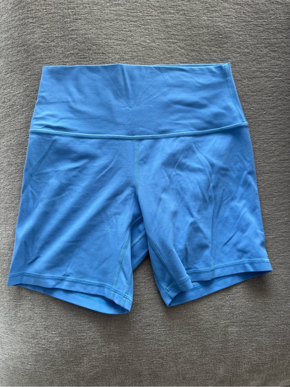 lululemon athletica Women's High-Waist Sky Blue Bike Shorts